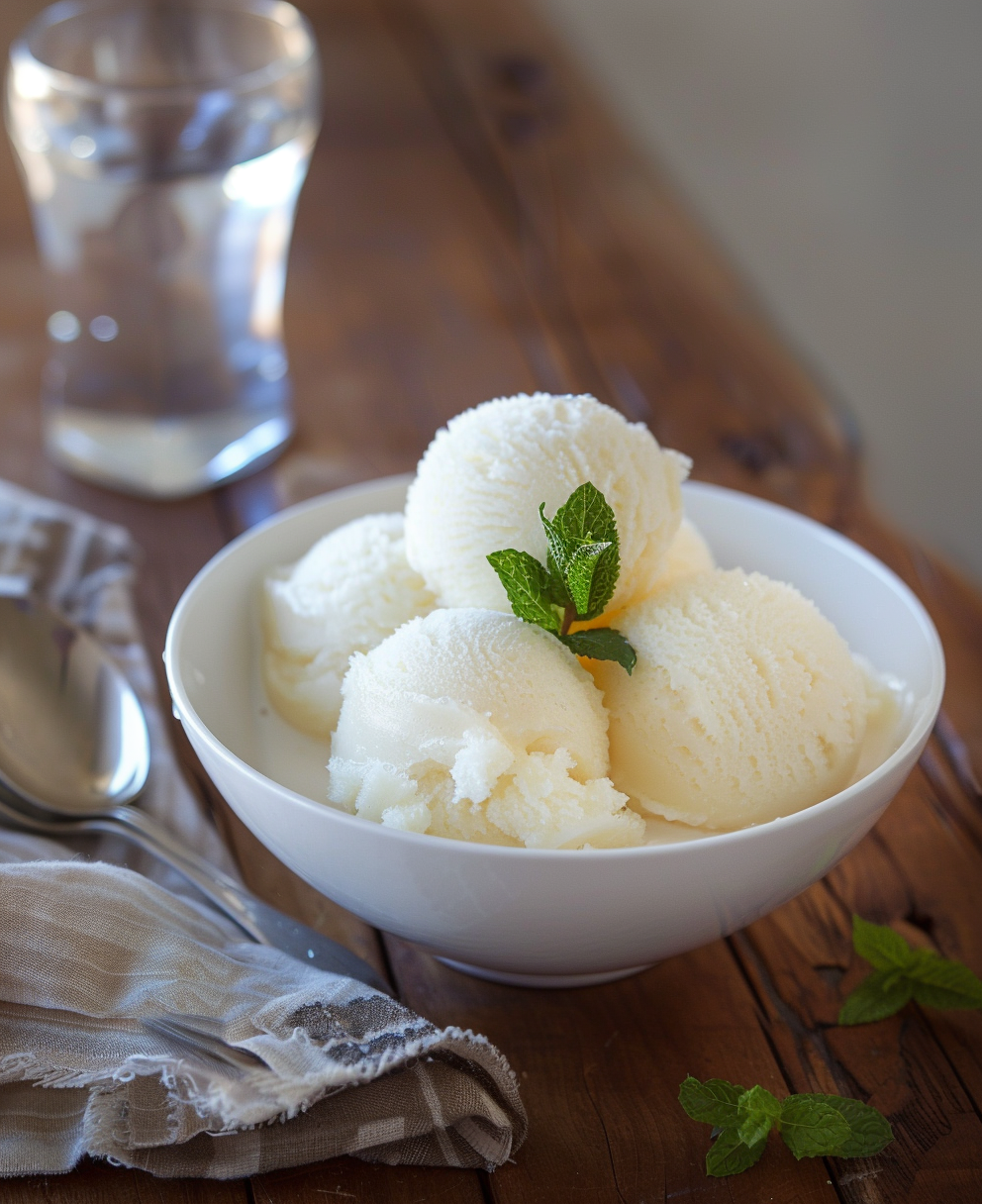 recette glace sorbetière