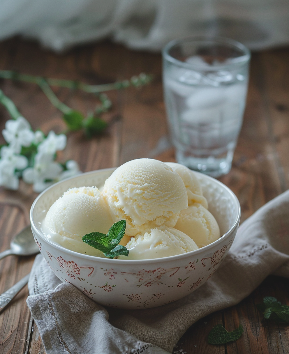 recette glace sorbetière