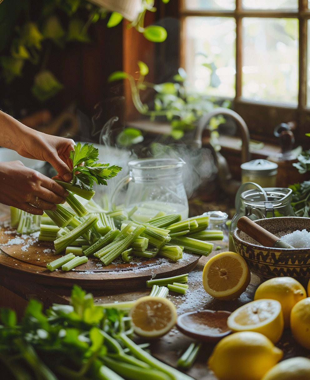 recette jus de céleri