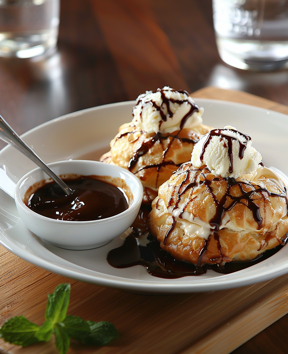 recette profiteroles glace vanille