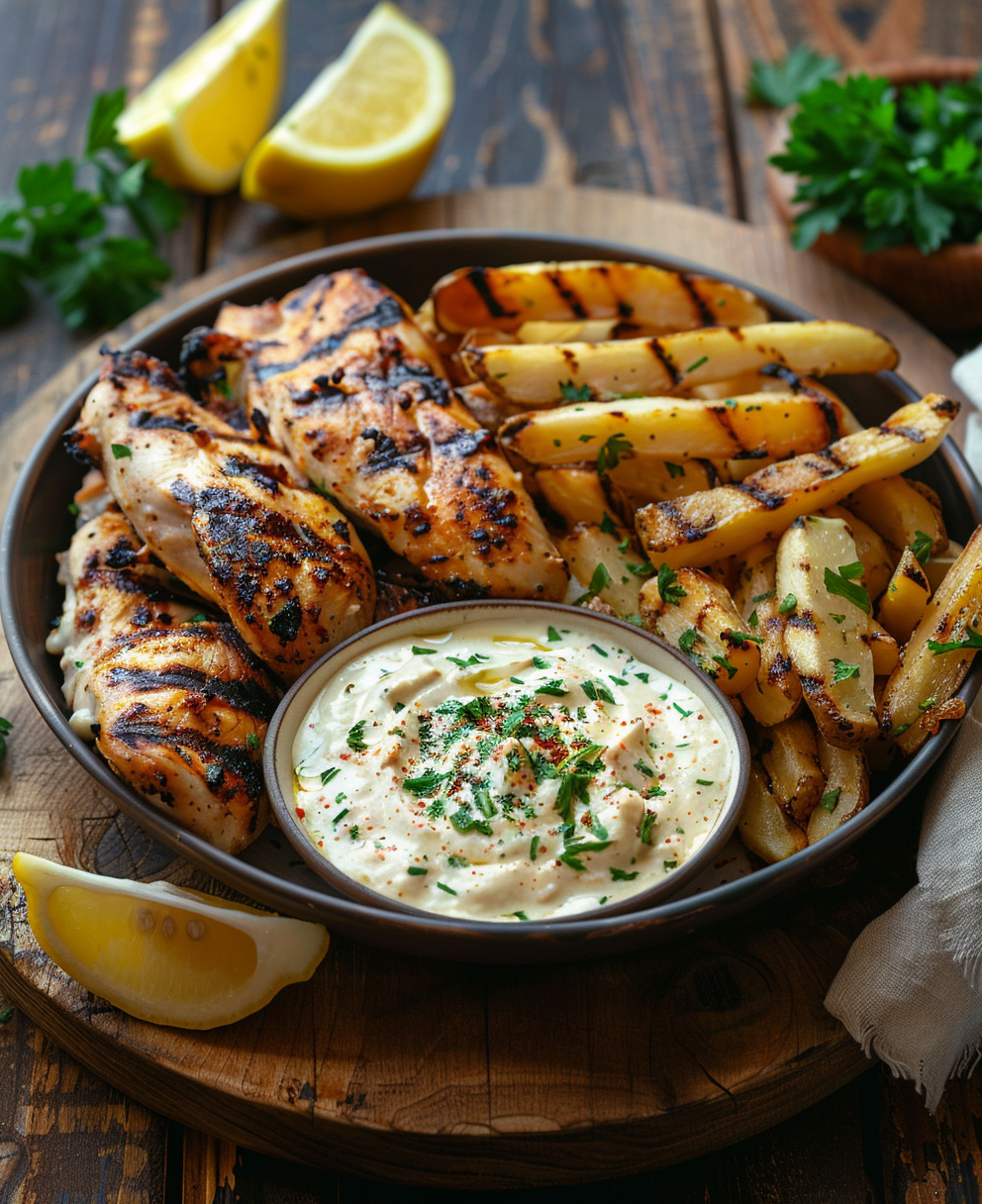 recette sauce kebab blanche