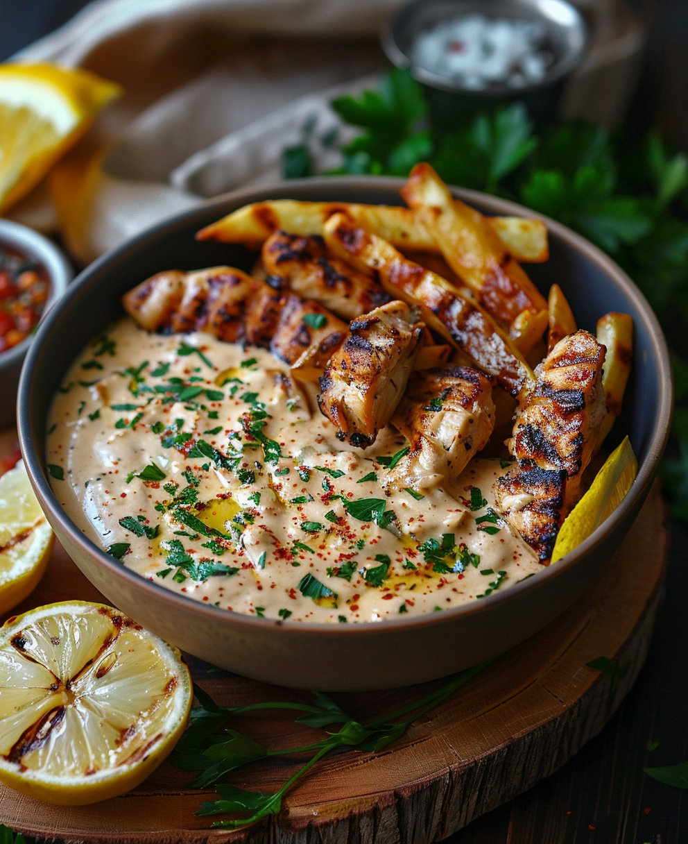 recette sauce kebab blanche