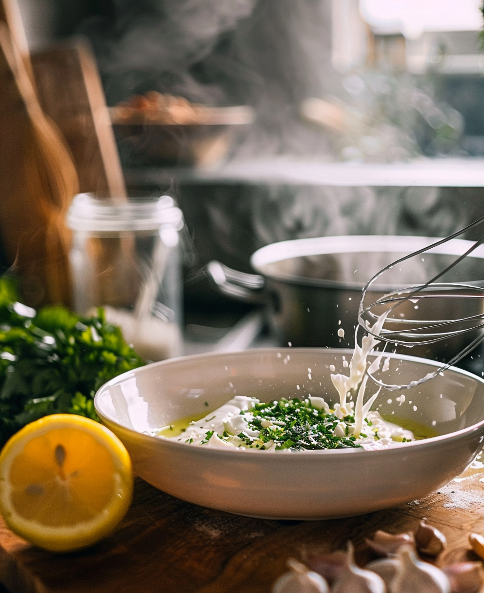 recette sauce kebab blanche