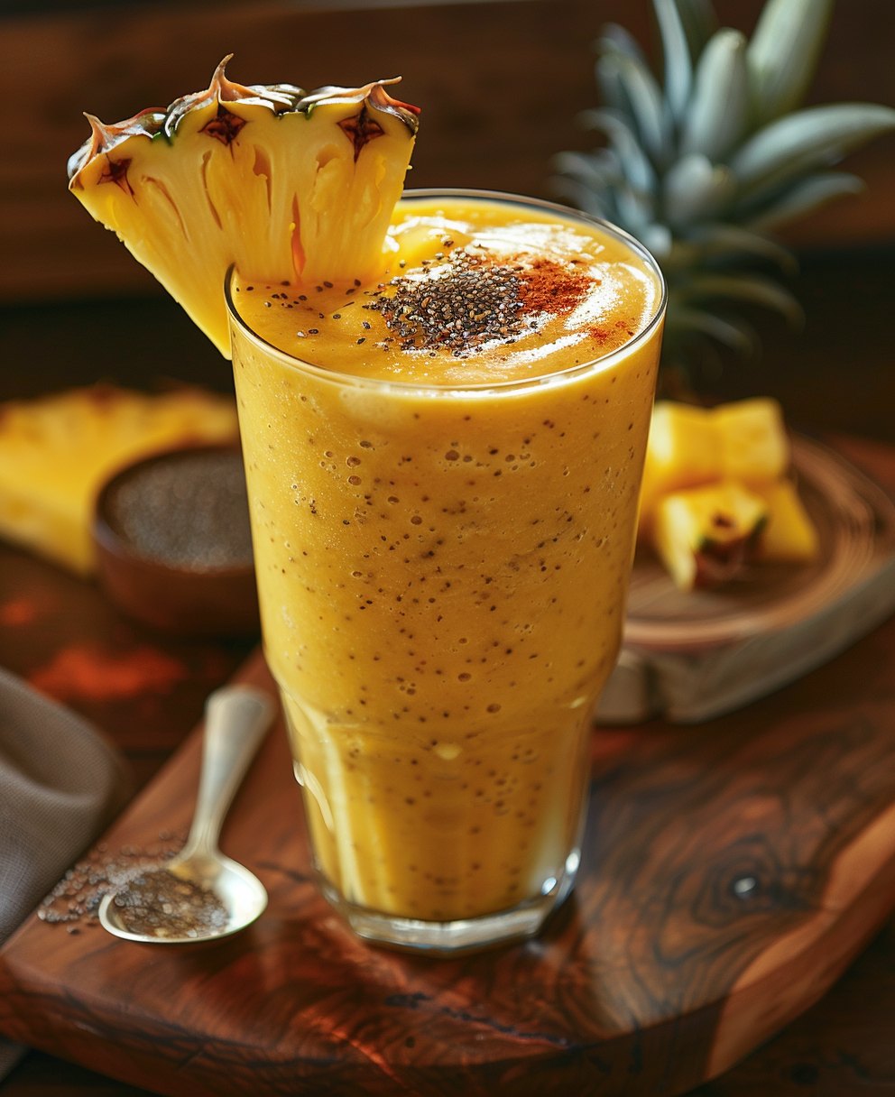 recette smoothie ananas