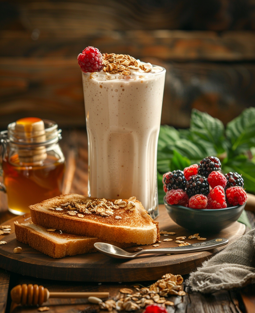 recette smoothie aux flocons d'avoine