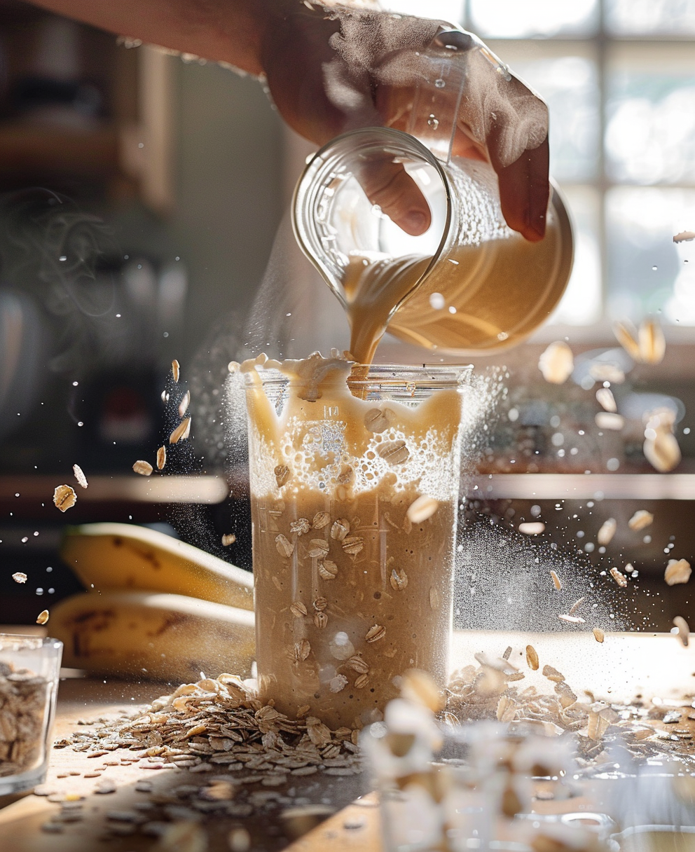 recette smoothie aux flocons d'avoine