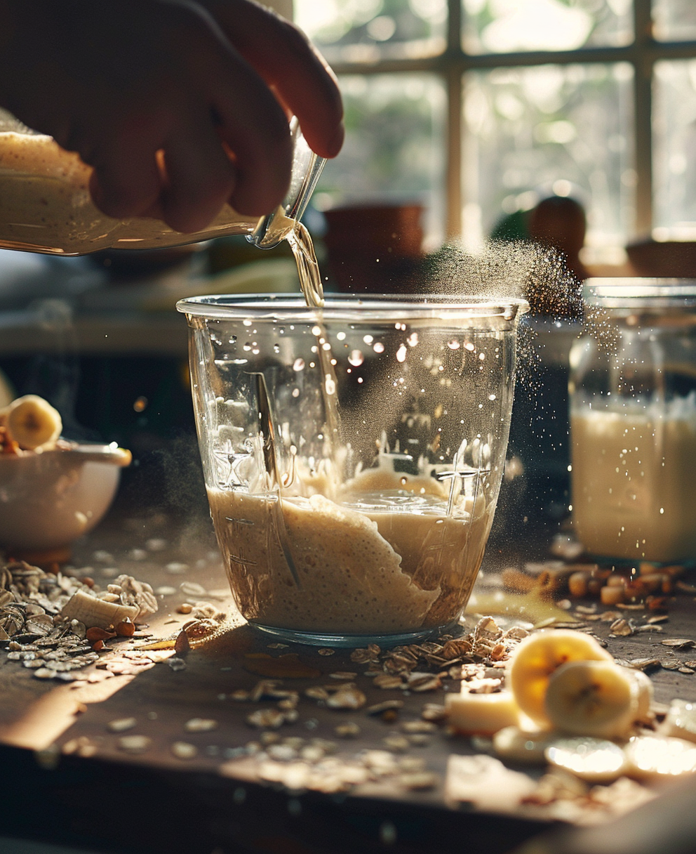 recette smoothie aux flocons d'avoine