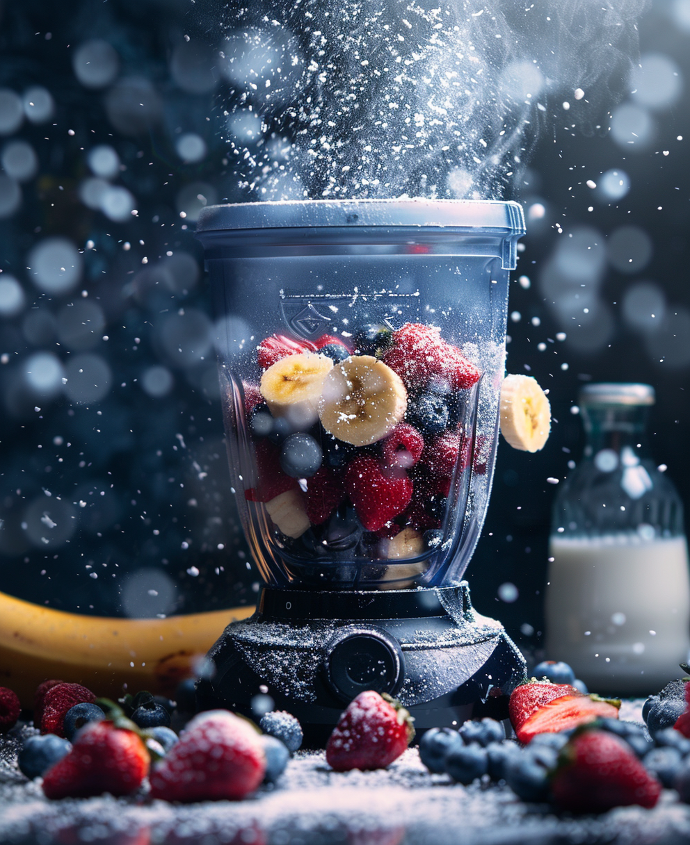recette smoothie fruit congelé et lait