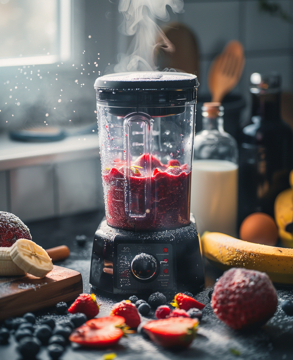 recette smoothie fruit congelé et lait