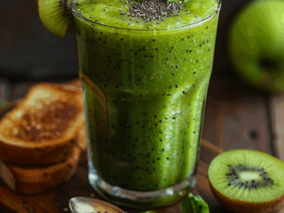 Recette Smoothie Kiwi Pomme : Découvrez Comment Préparer ce Délice Sain et Rafraîchissant