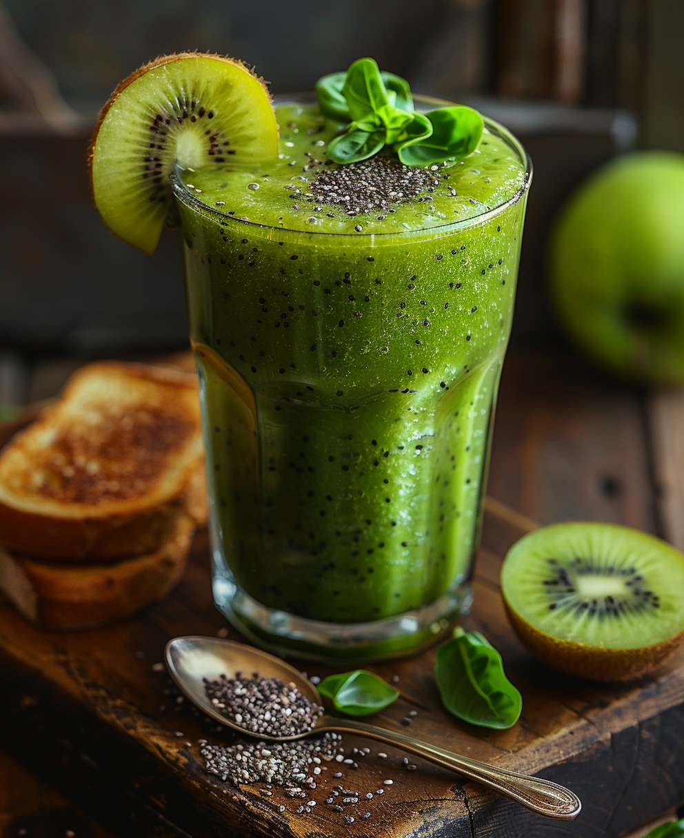 recette smoothie kiwi pomme