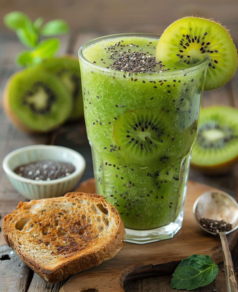 recette smoothie kiwi pomme