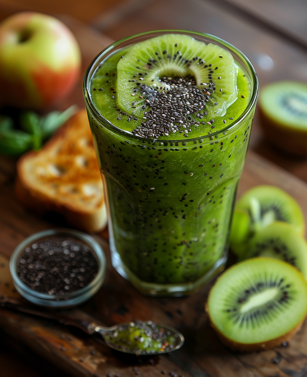 recette smoothie kiwi pomme