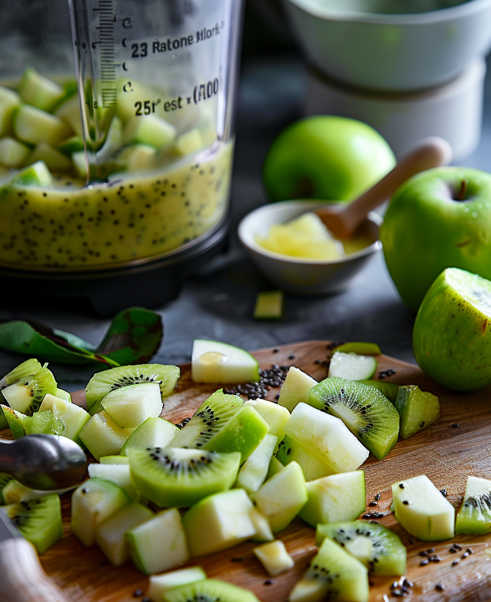 recette smoothie kiwi pomme