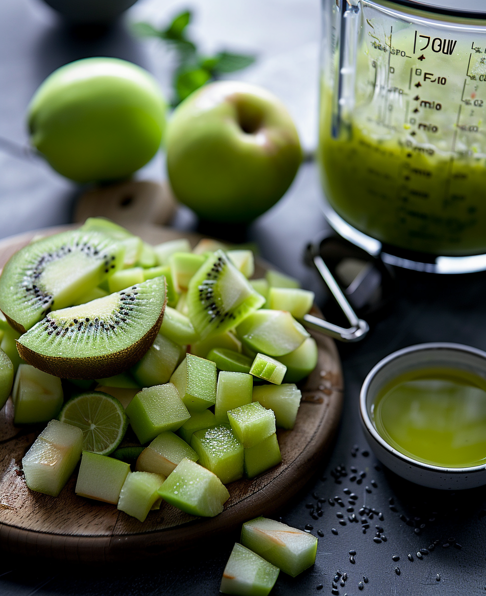recette smoothie kiwi pomme