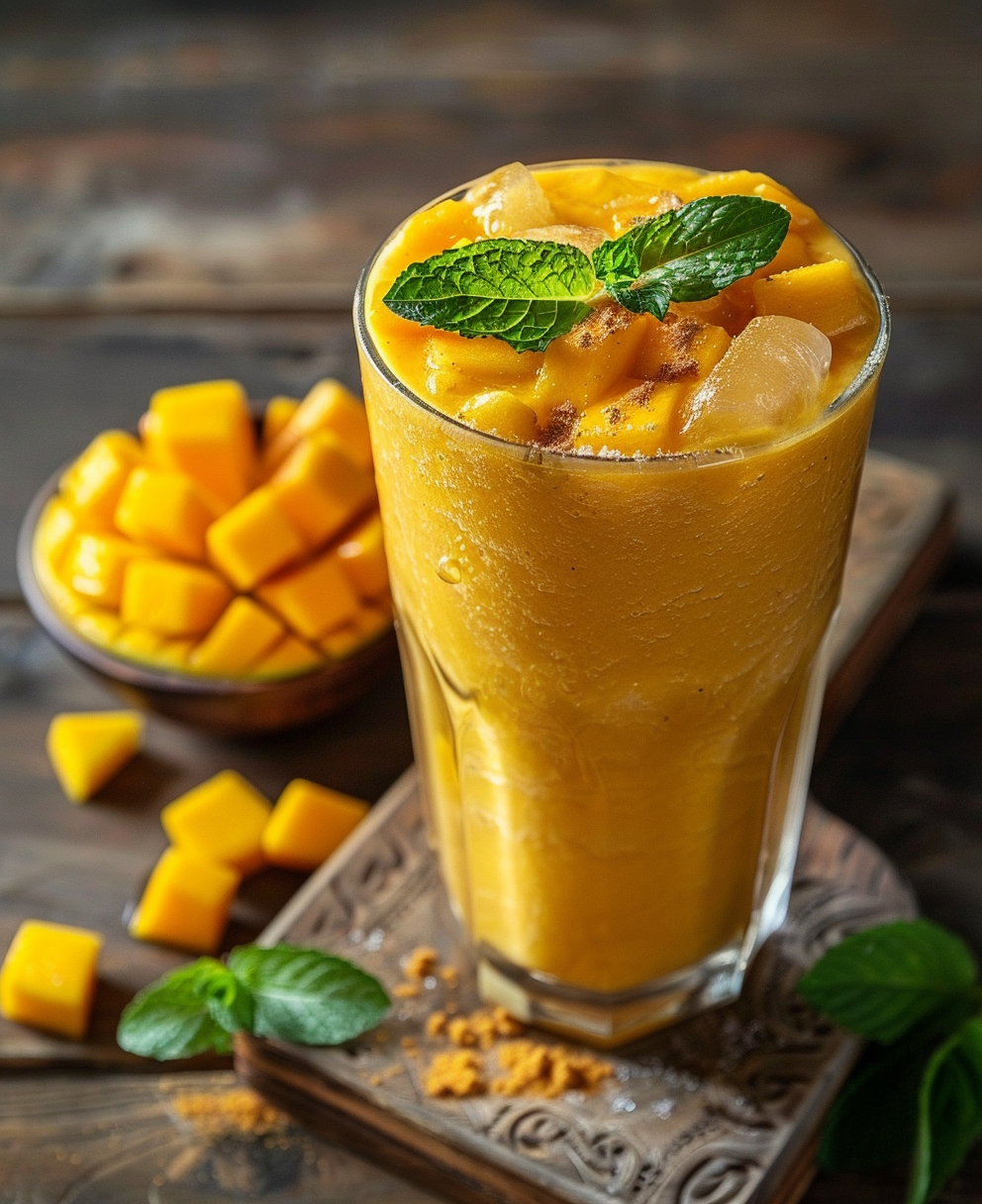 recette smoothie mangue congelée