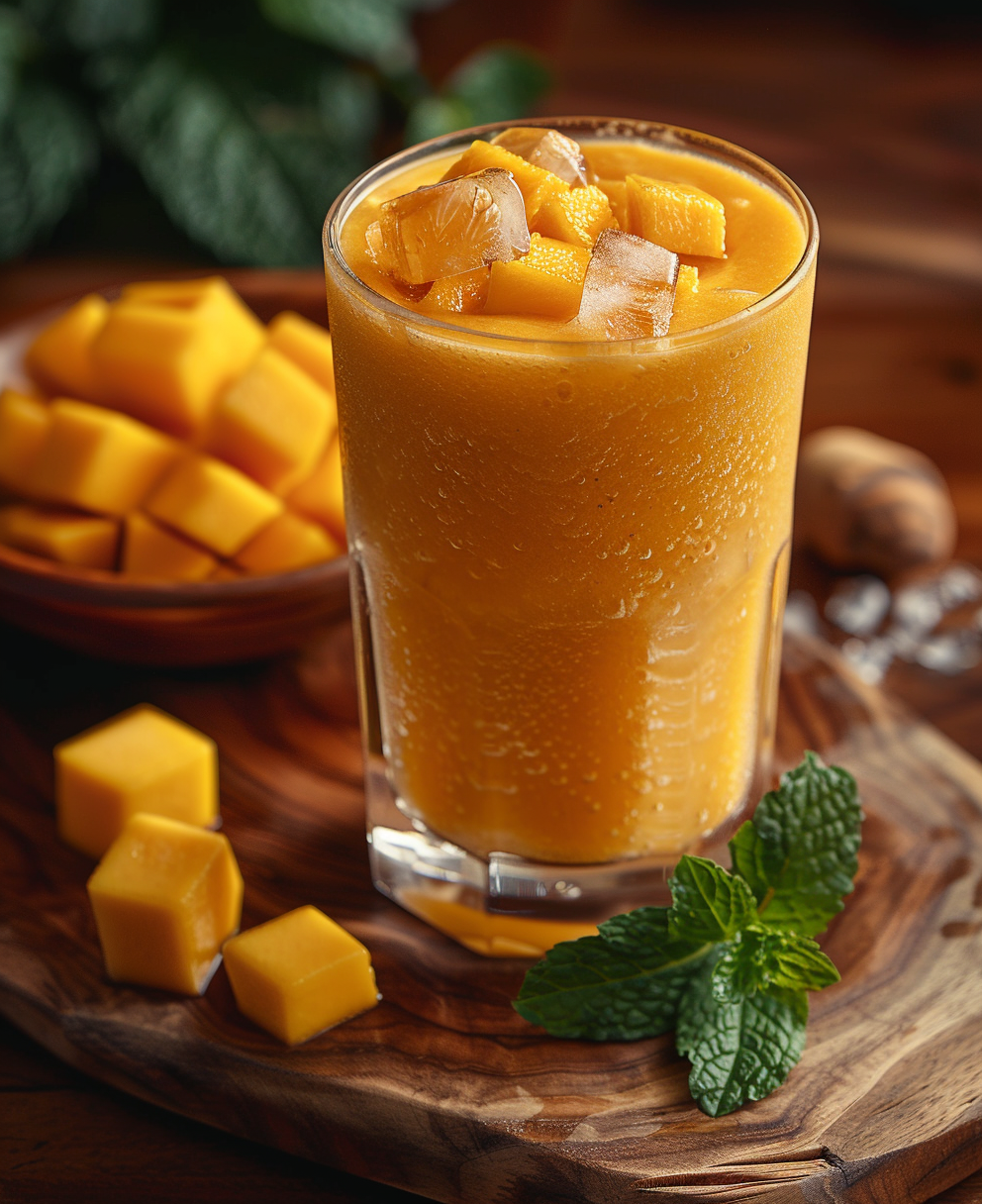 recette smoothie mangue congelée