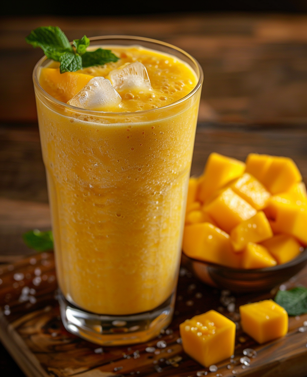 recette smoothie mangue congelée