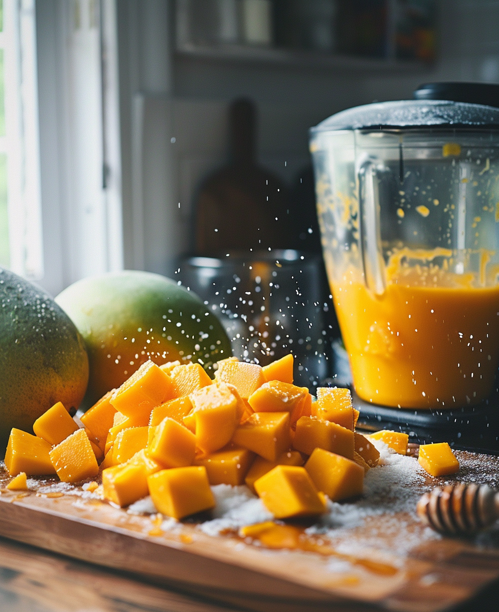 recette smoothie mangue congelée