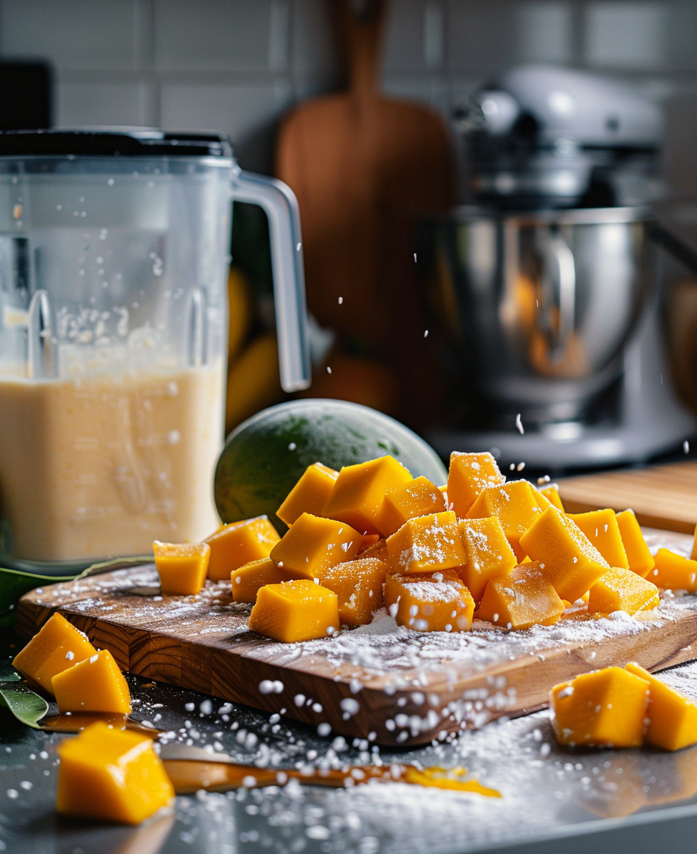 recette smoothie mangue congelée