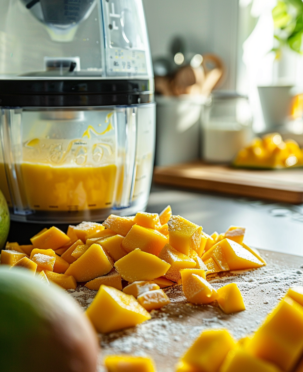 recette smoothie mangue congelée