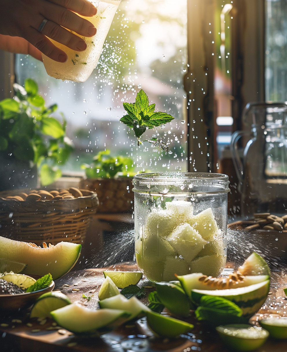 recette smoothie melon