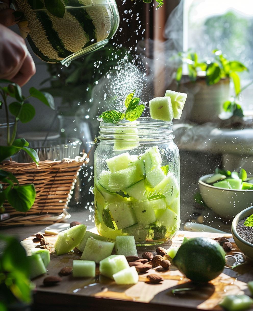 recette smoothie melon