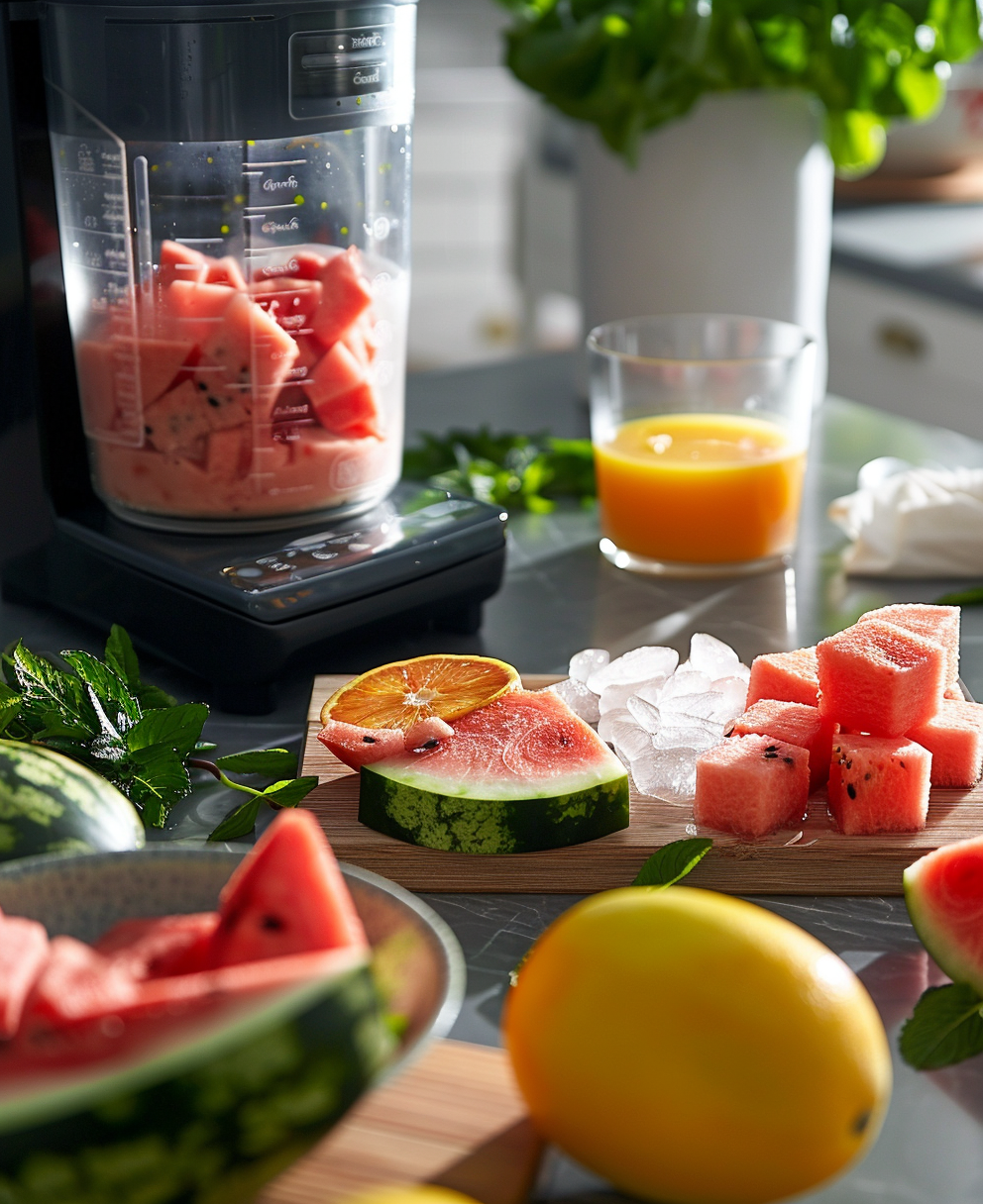 recette smoothie pastèque