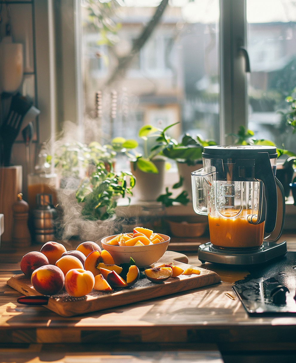 recette smoothie pêche