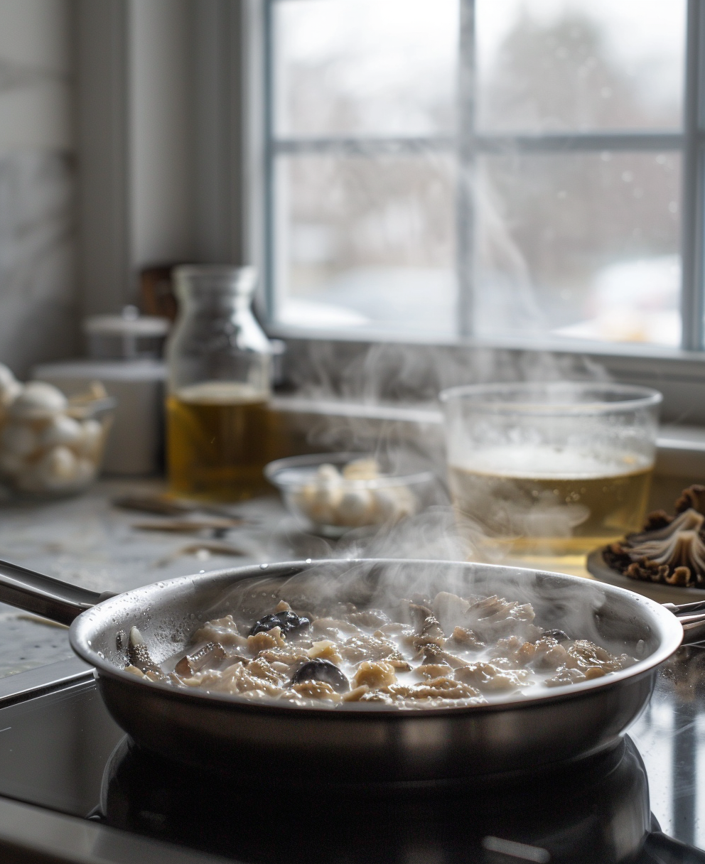 sauce aux morilles