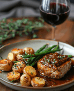 sauce échalote vin rouge