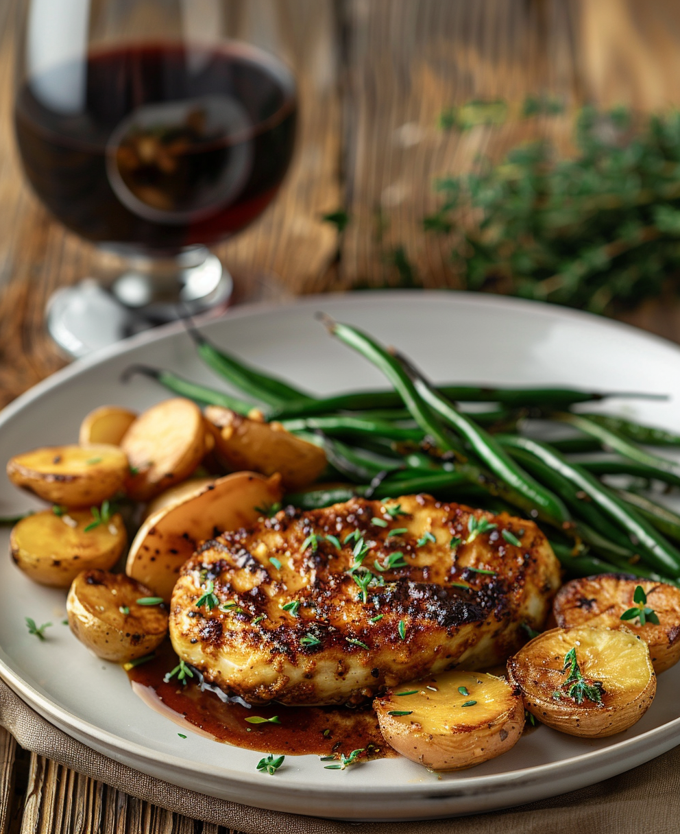 sauce échalote vin rouge