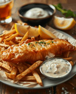 sauce fish and chips