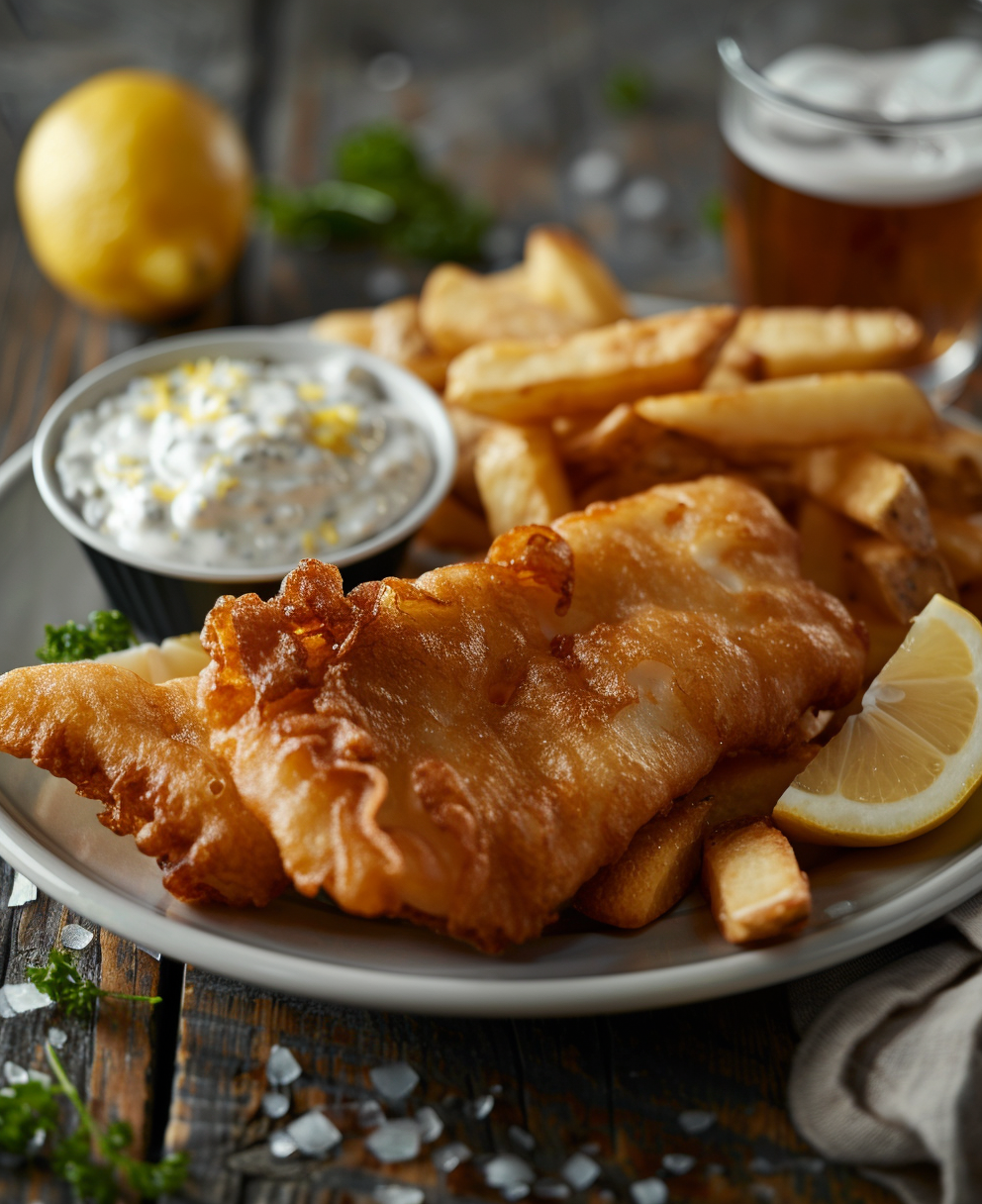 sauce fish and chips