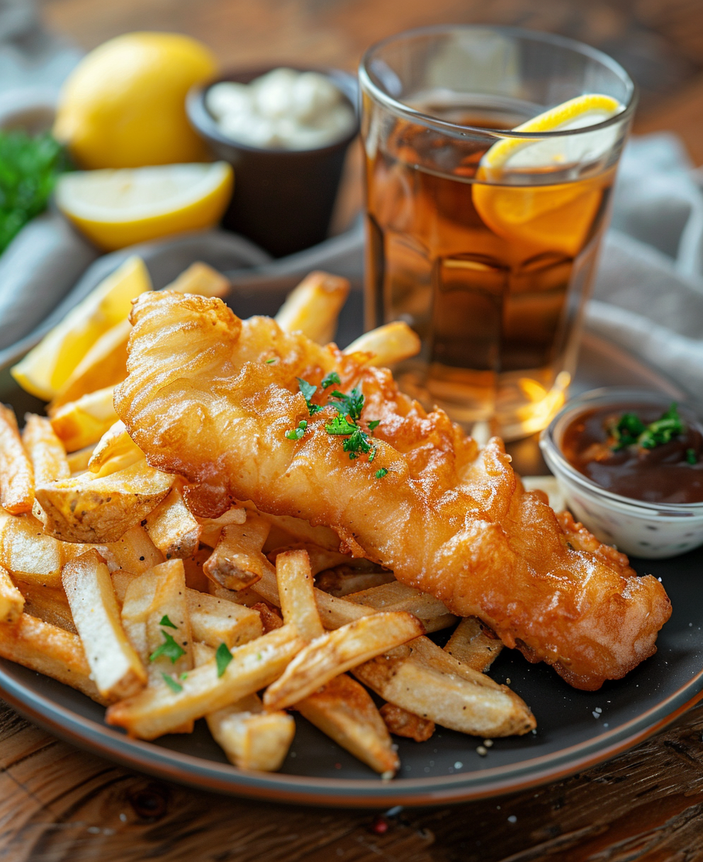 sauce fish and chips