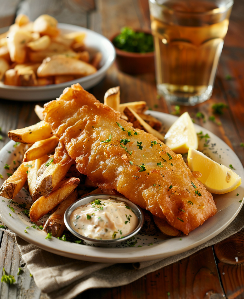 sauce fish and chips