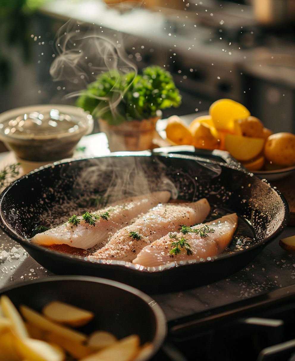 sauce fish and chips