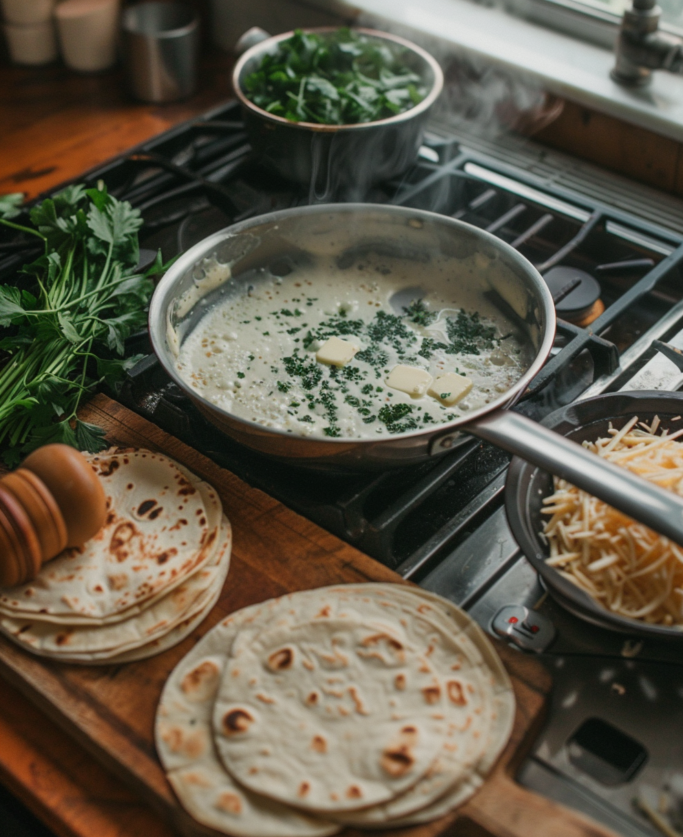 sauce fromagère tacos