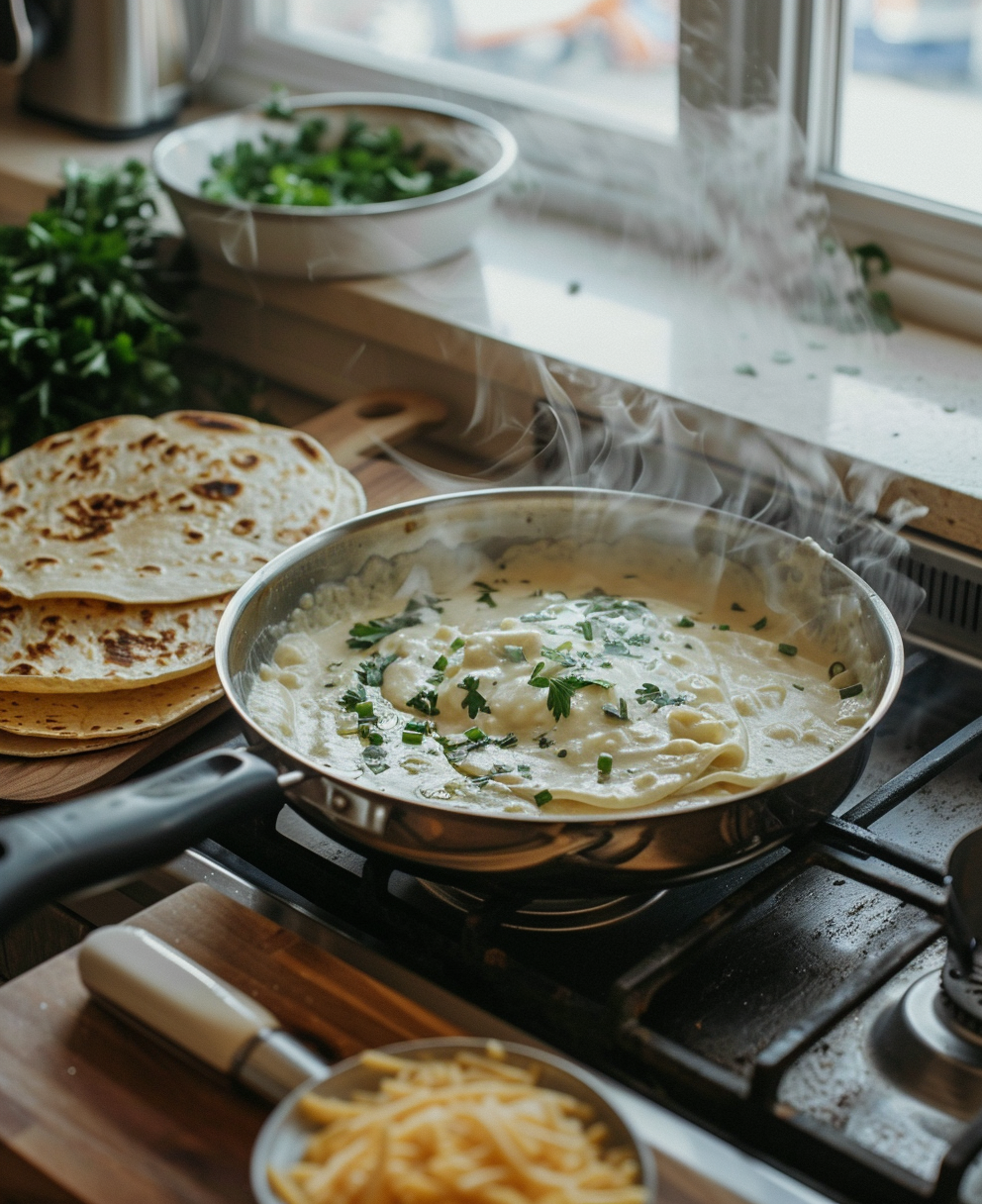 sauce fromagère tacos