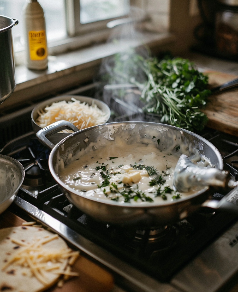 sauce fromagère tacos