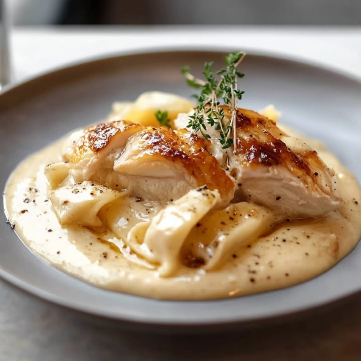 Pâtes Poulet Boursin