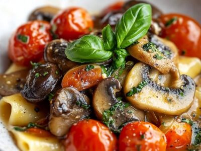 Pâtes Tomates Champignons : Recette Savoureuse et Facile à Préparer