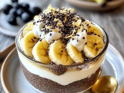 Pudding Choco-Banane Protéiné : Recette Facile et Savoureuse