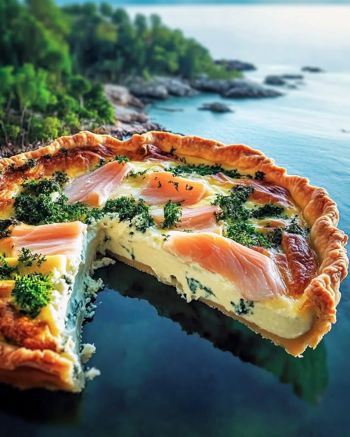 Quiche Saumon Boursin