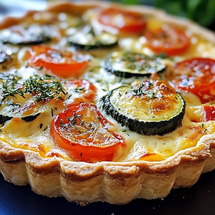 Quiche d'été rapide
