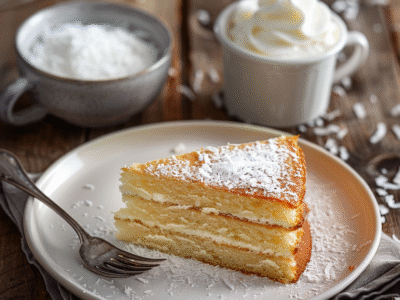 Gâteau à la noix de coco recette facile et savoureuse