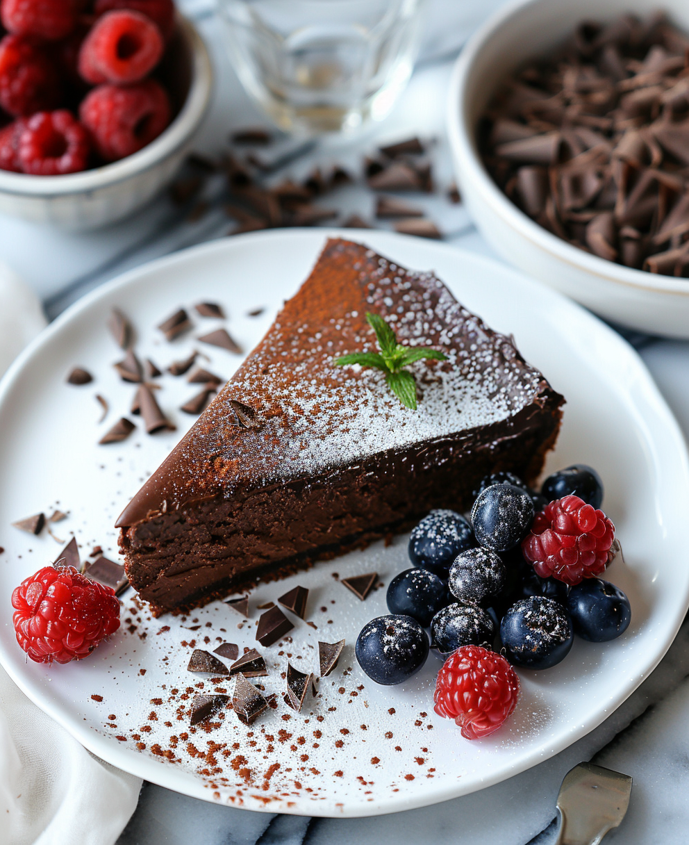 gateau au 3 chocolat