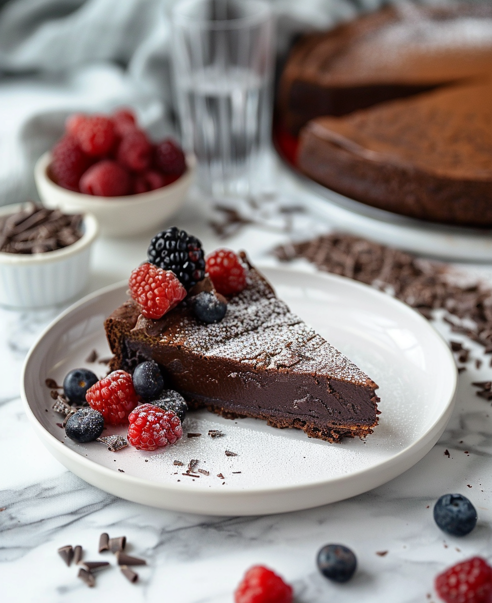 gateau au 3 chocolat