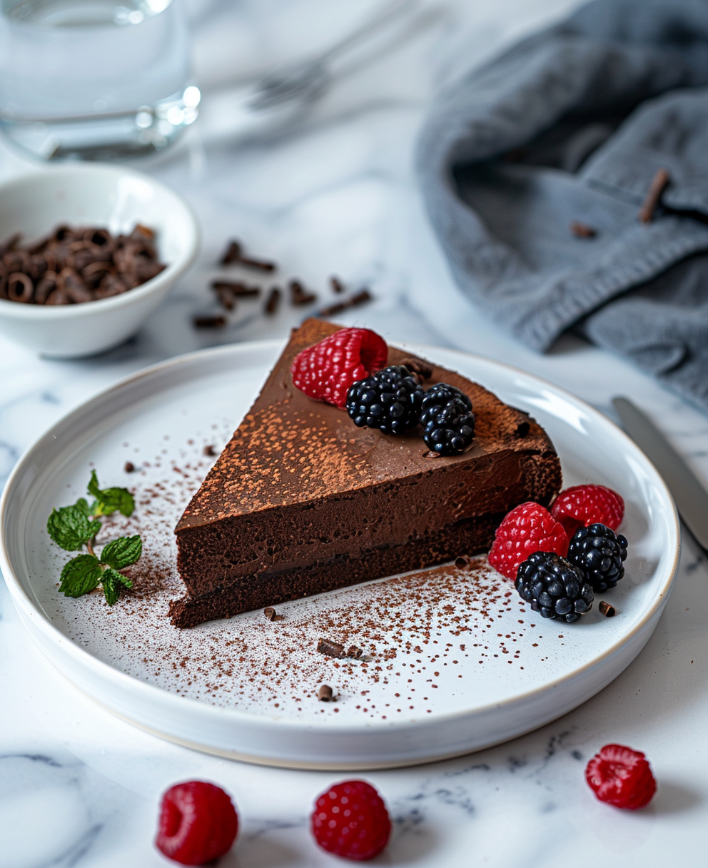 gateau au 3 chocolat