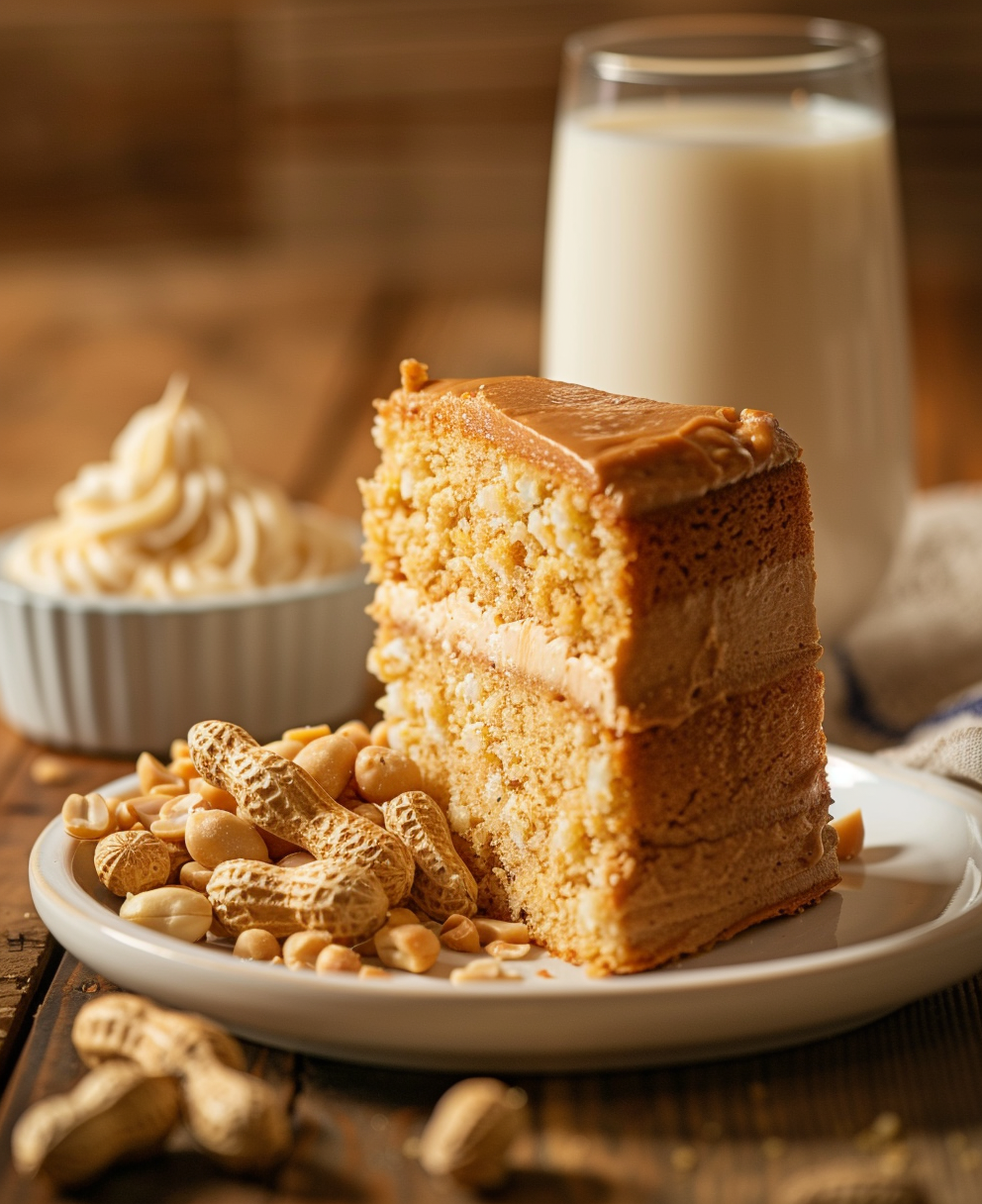 gateau au beurre de cacahuète